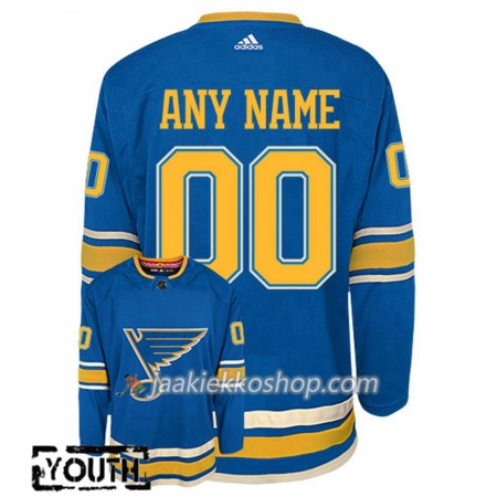 Lapsille NHL St. Louis Blues Pelipaita Custom Adidas Alternate 2018-19 Authentic